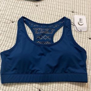 NWT Zyia Classic Navy Bomber Bra  Large